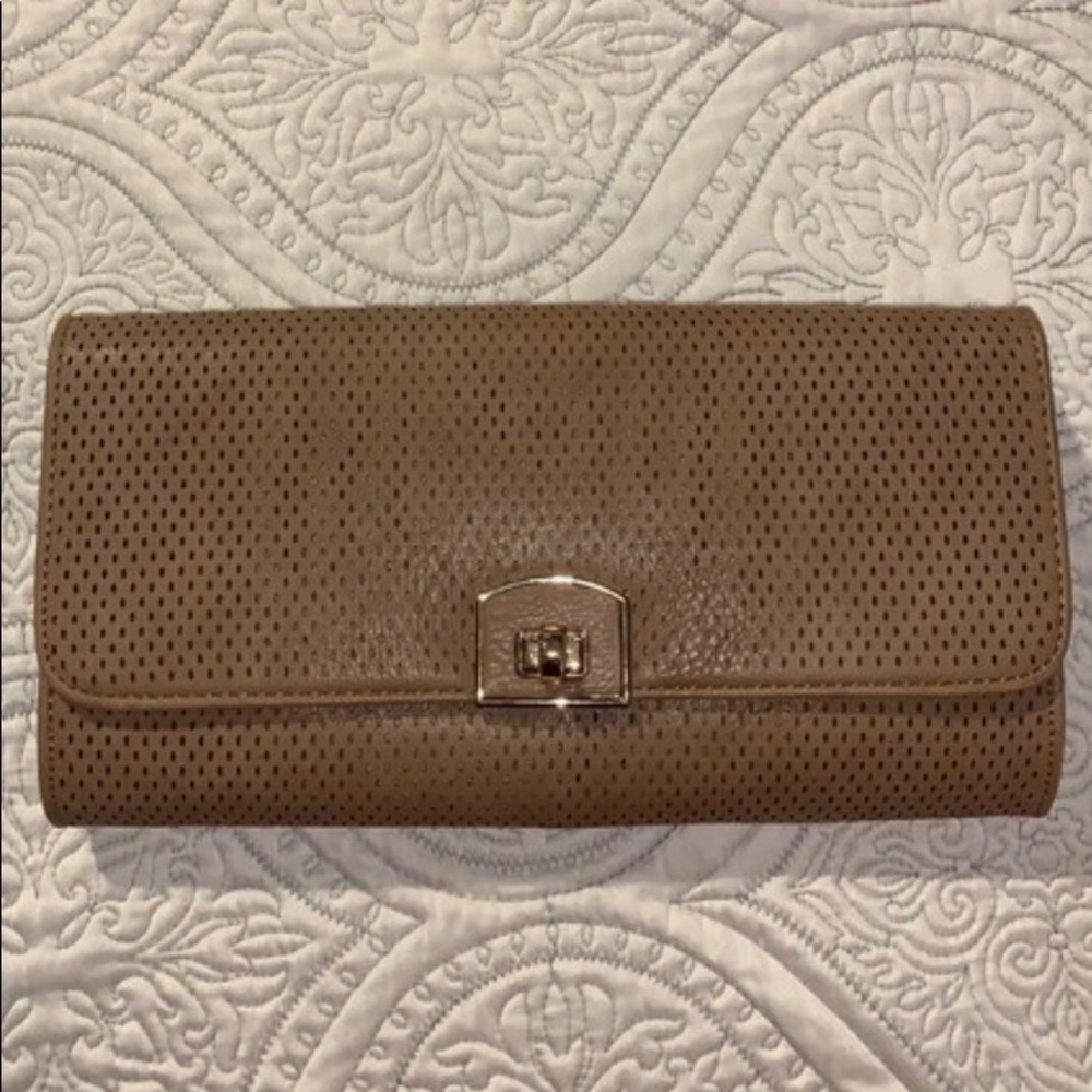 Urban Expressions Tan Vegan Leather Clutch